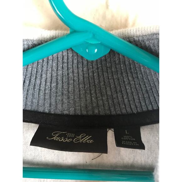 Tasso Elba Men Quarter Zip-Up Mock Neck Pullover Shirt Top Size Large - Picture 2 of 3